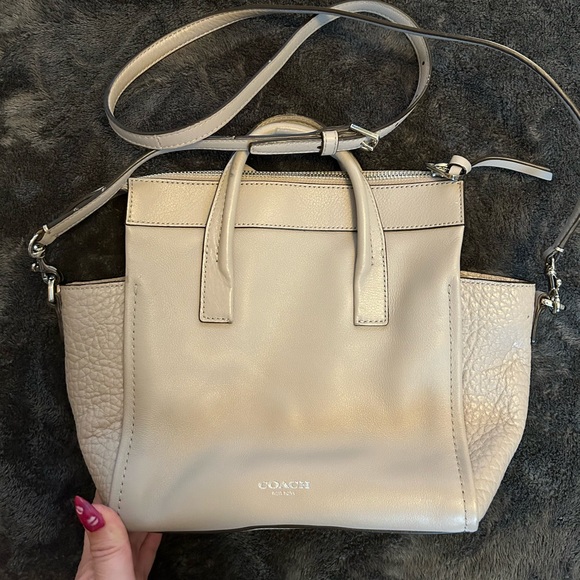 Coach gray leather handbag - Picture 5 of 12